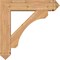 Ekena Millwork Legacy Arts and Crafts Smooth Bracket w/ Offset Brace, Western Red Cedar, 7 1/2"W x 32"D x 32"H BKT0806X32X32LEC03SWR - alternate 4